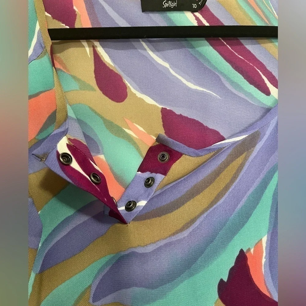 Multicolor Abstract Tunic - Picture 4 of 12